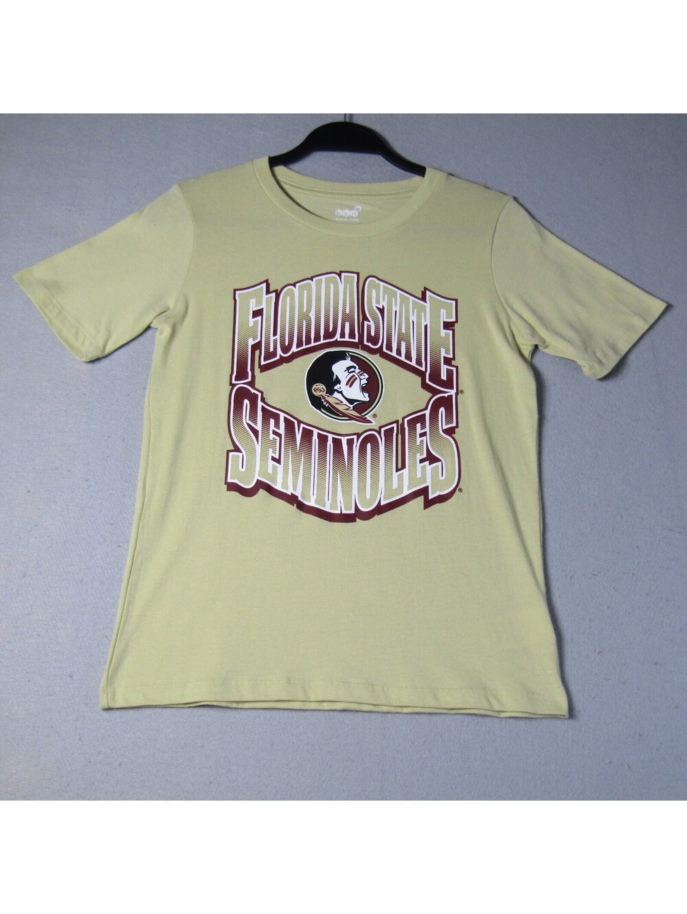 NWT GEN2 Seminoles Florida State Universities Graphic T-Shirt Youth's M Yellow